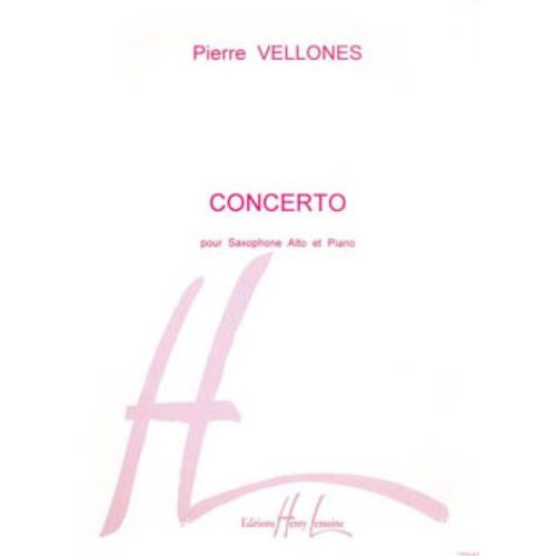 Vellones, Pierre - Concerto...