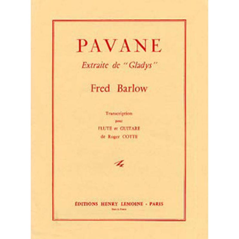 Barlow, Fred - Pavane