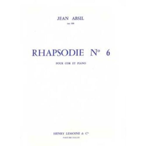 Absil, Jean - Rhapsodie n°6...