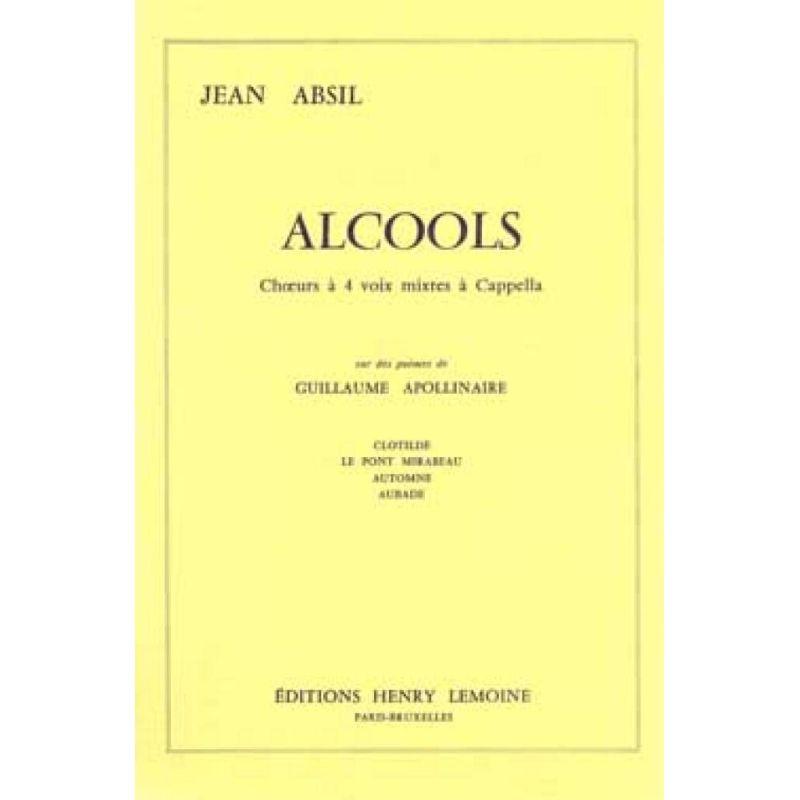 Absil, Jean - Alcools Op.43