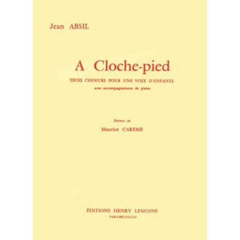 Absil, Jean - A cloche-pied Op.139