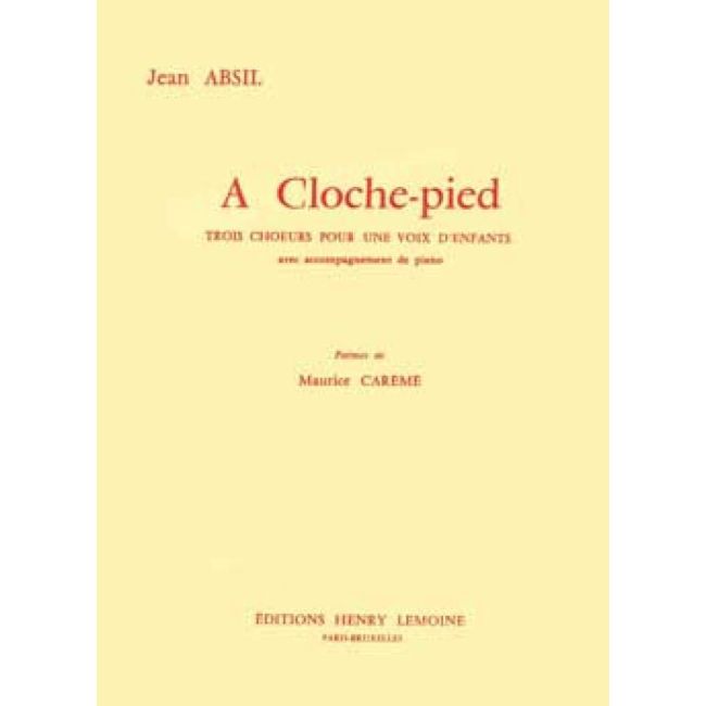 Absil, Jean - A cloche-pied Op.139
