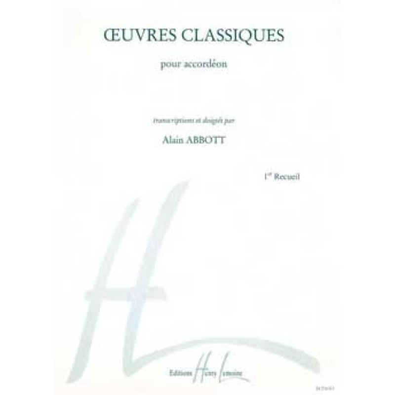 Abaco, Evaristo Felice dall' - Oeuvres Classiques 1