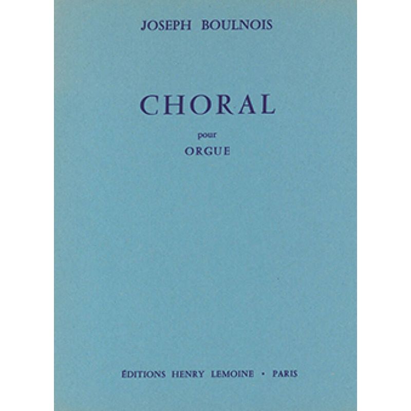 Boulnois, Joseph - Choral