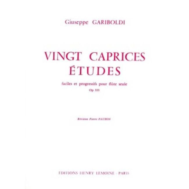 Gariboldi, Giuseppe - Caprices Etudes(20) Op.333