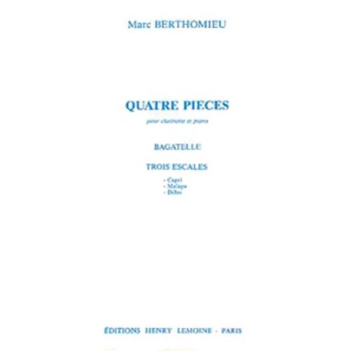 Berthomieu, Marc - Pièces (4)