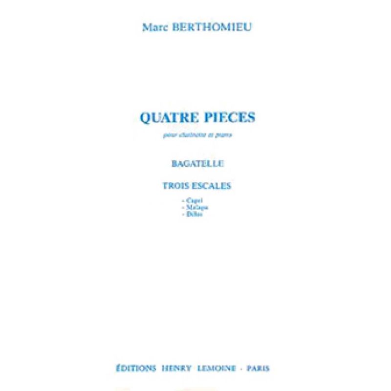 Berthomieu, Marc - Pièces (4)