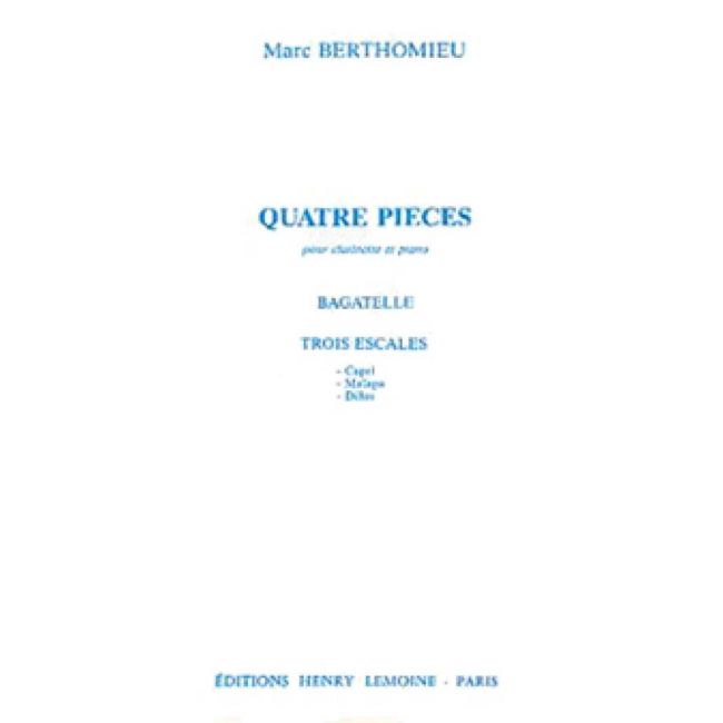 Berthomieu, Marc - Pièces (4)
