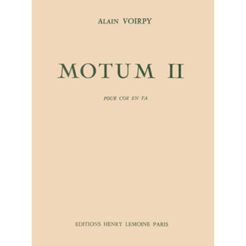 Voirpy, Alain - Motum II