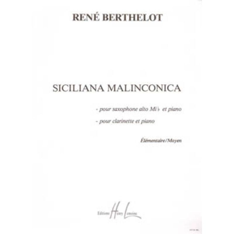 Berthelot, René - Siciliana Malinconica