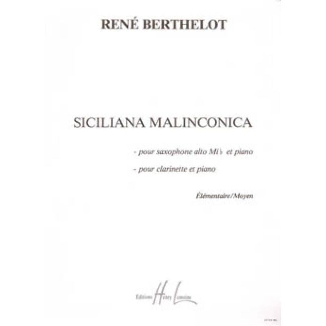 Berthelot, René - Siciliana Malinconica