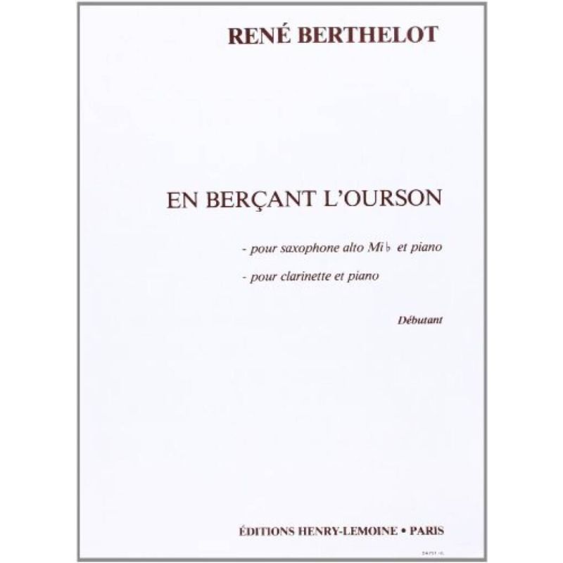 Berthelot, René - En berçant l'ourson