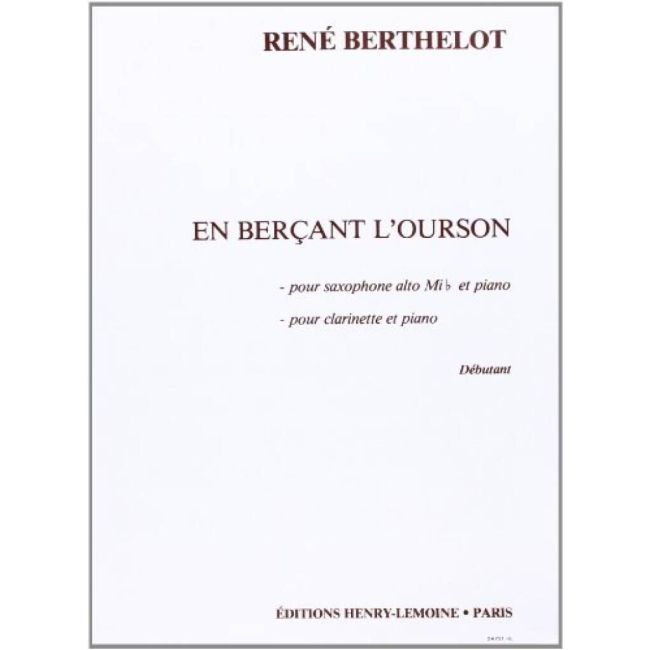 Berthelot, René - En berçant l'ourson