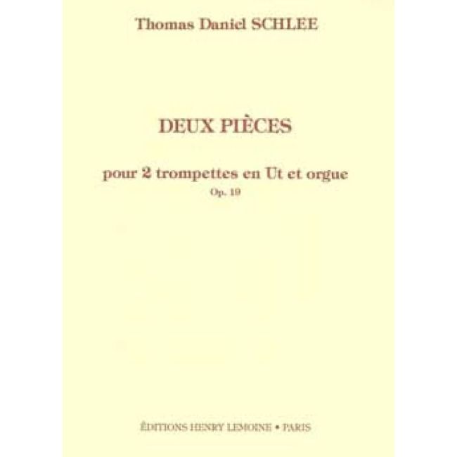 Schlee, Thomas Daniel - Pièces (2) Op.19