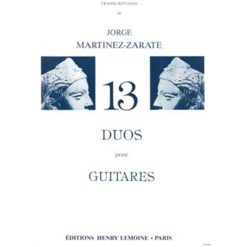 Zarate, Jorge Martinez - Duos (13) - transcription