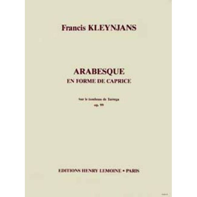 Kleynjans, Francis - Arabesque en forme de caprice