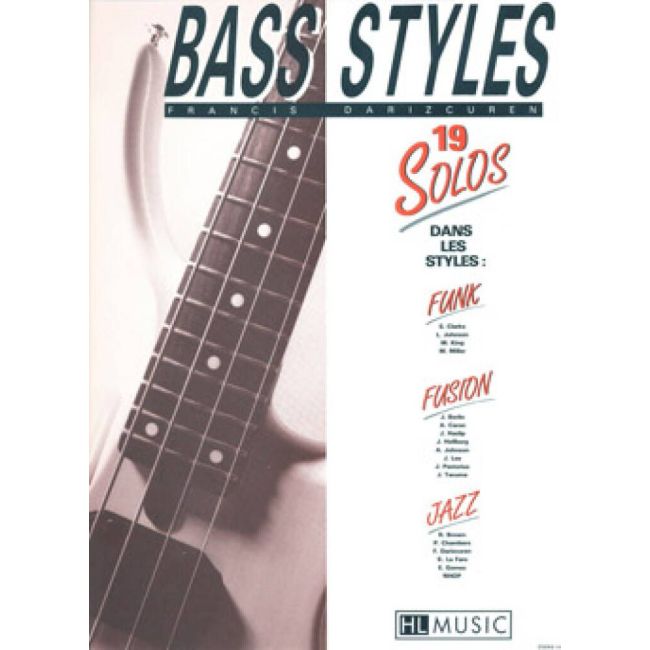 Darizcuren, Francis - Bass styles : 19 Solos