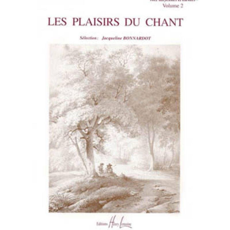 Bonnardot, Jacqueline - Les Plaisirs du chant Vol.2