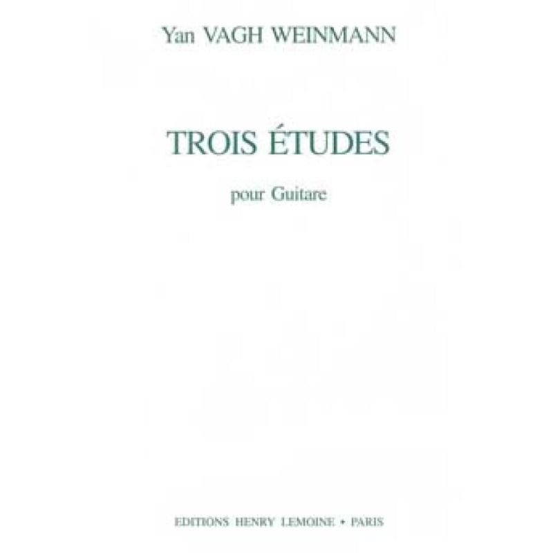 Wagh-Weinmann, Yan - Etudes (3)