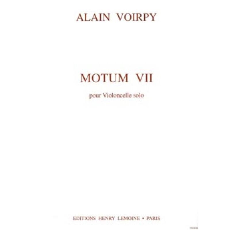 Voirpy, Alain - Motum VII