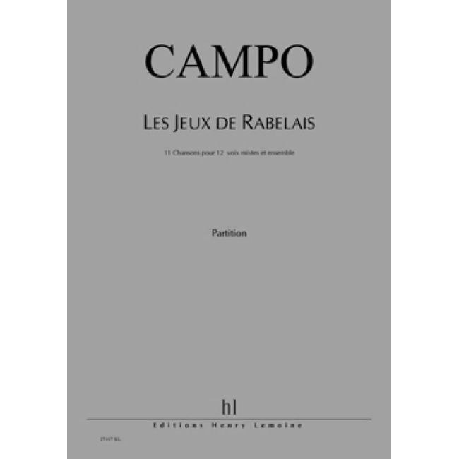 Campo, Régis - Les Jeux de Rabelais