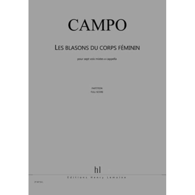 Campo, Régis - Les Blasons du corps féminin
