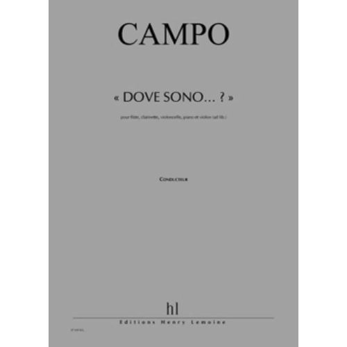 Campo, Régis - Dove Sono...?