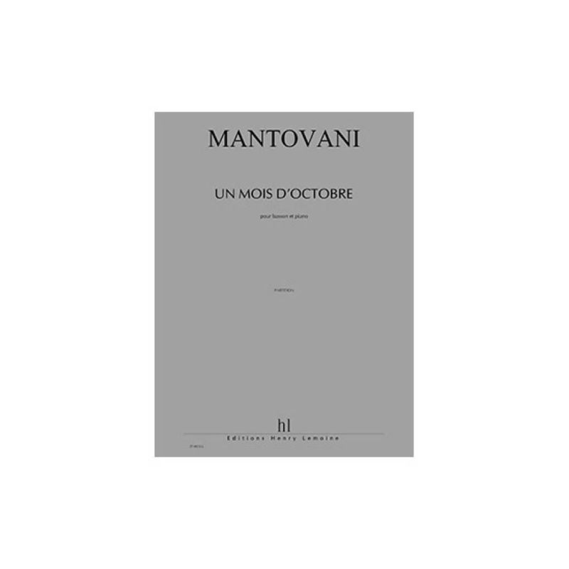 Mantovani, Bruno - Un Mois D'Octobre