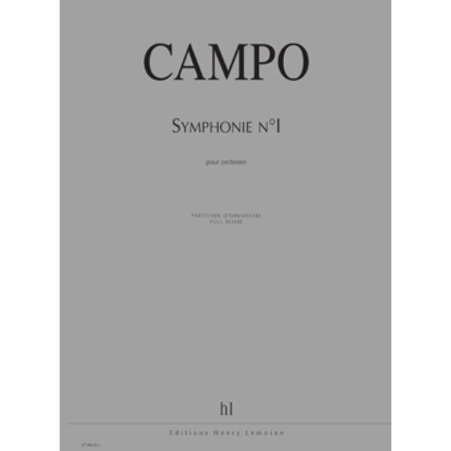 Campo, Régis - Symphonie n°1
