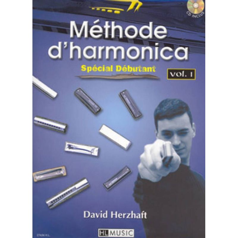 Herzhaft, David - Méthode d'harmonica Vol.1