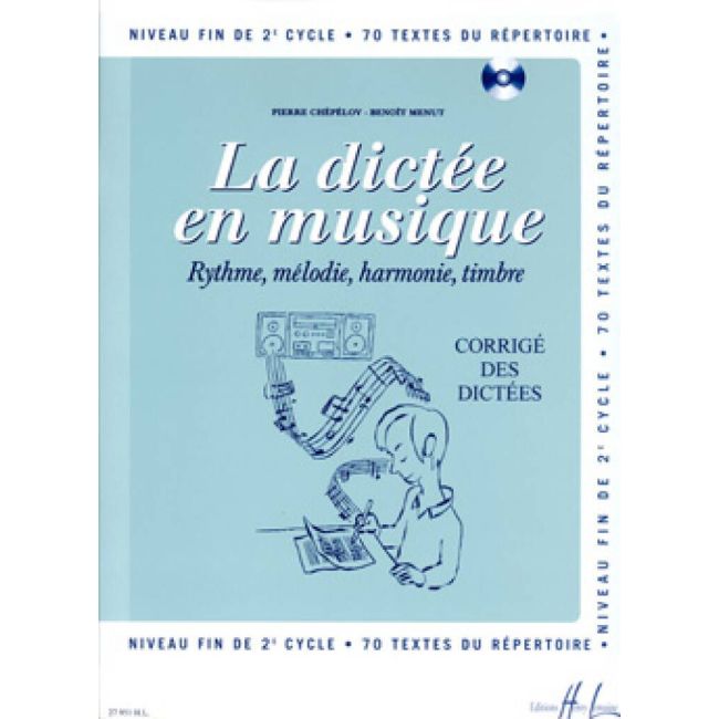Chepelov & Menut - La dictée en musique Vol.6 - corrigé