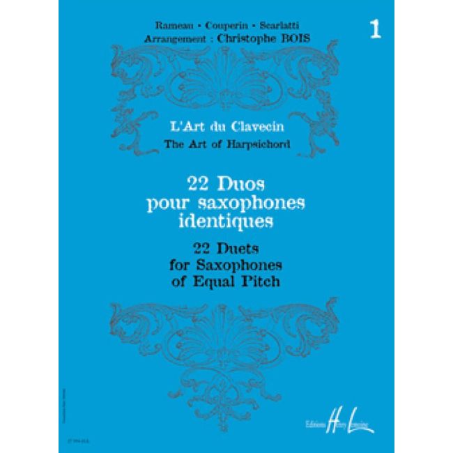 Bois, Christophe - L'Art du Clavecin - 22 Duos Vol.1