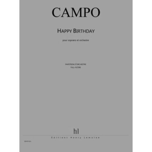 Campo, Régis - Happy Birthday