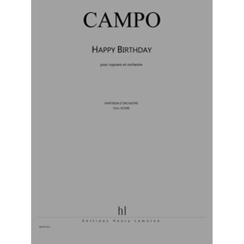 Campo, Régis - Happy Birthday