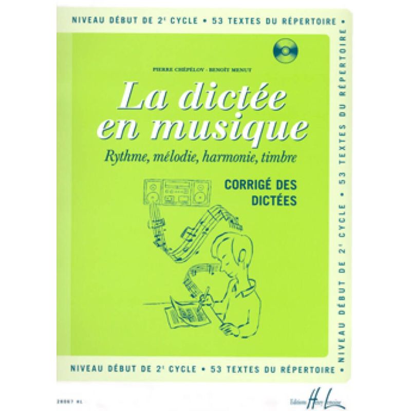 Chepelov & Menut - La dictée en musique Vol.4 - corrigé