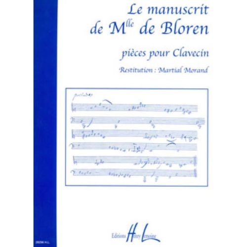 Manuscrit de Melle de Bloren