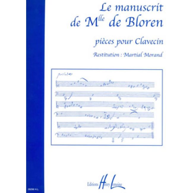 Manuscrit de Melle de Bloren