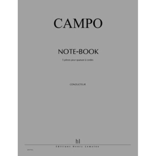 Campo, Régis - Note-book