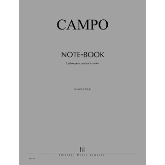 Campo, Régis - Note-book