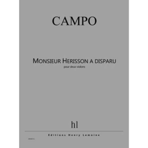 Campo, Régis - Monsieur...