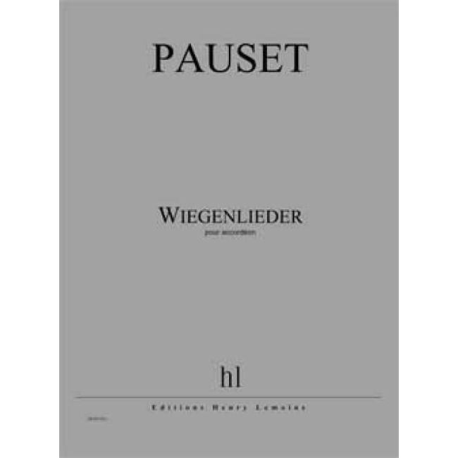 Pauset, Brice - Wiegenlieder