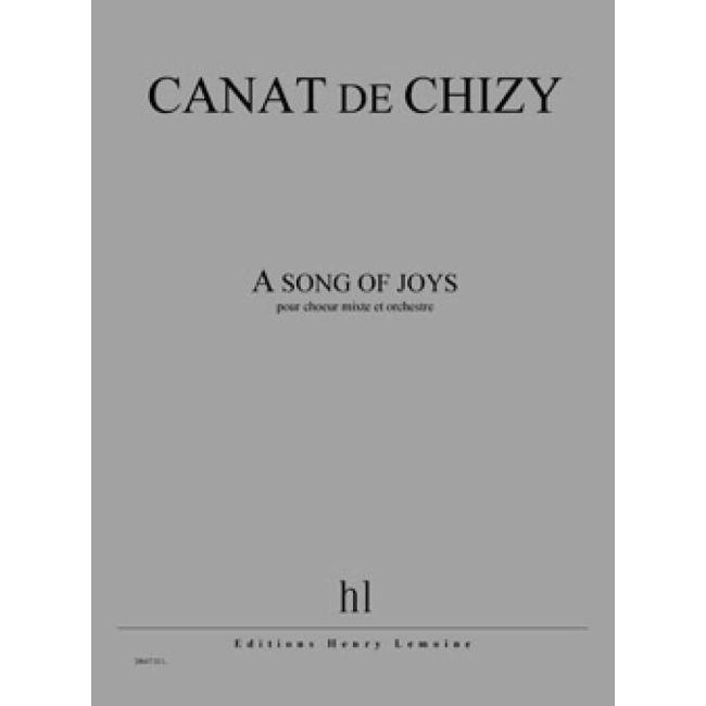 Chizy, Edith Canat De - A song of joys