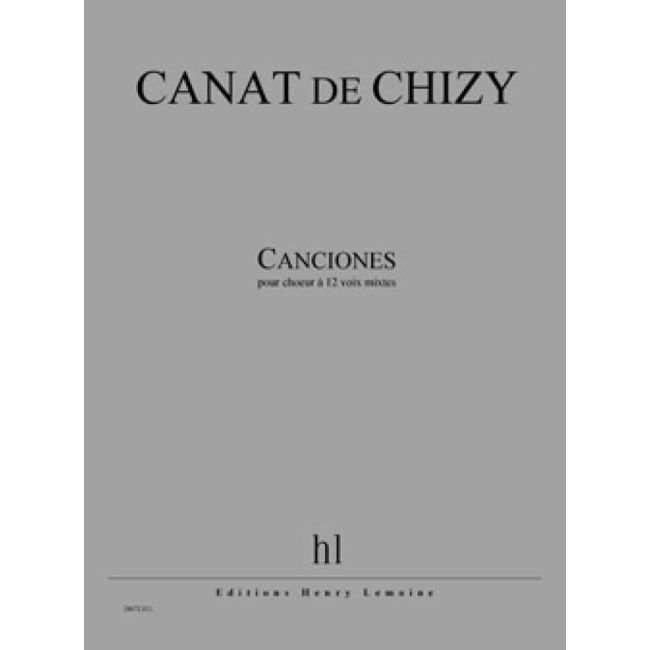 Chizy, Edith Canat De - Canciones