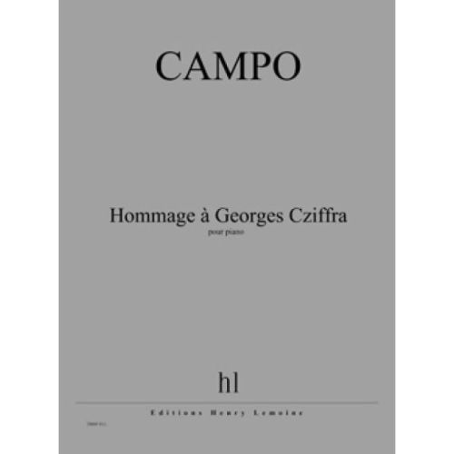 Campo, Régis - Hommage à...