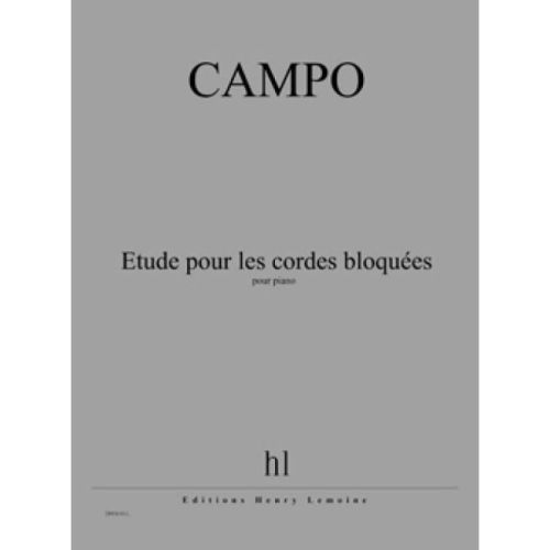 Campo, Régis - Etude pour...