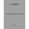 Campo, Régis - Le Livre des Caractères
