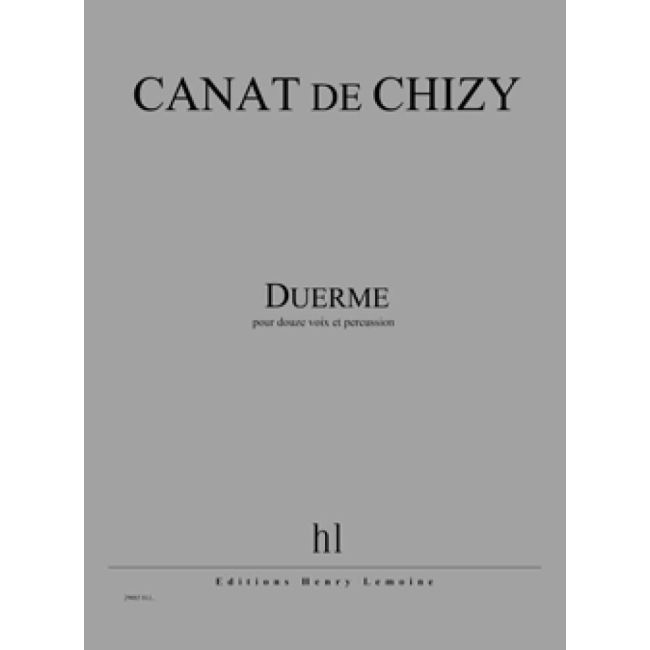 Chizy, Edith Canat De - Duerme