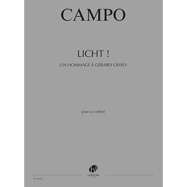Campo, Régis - Licht!