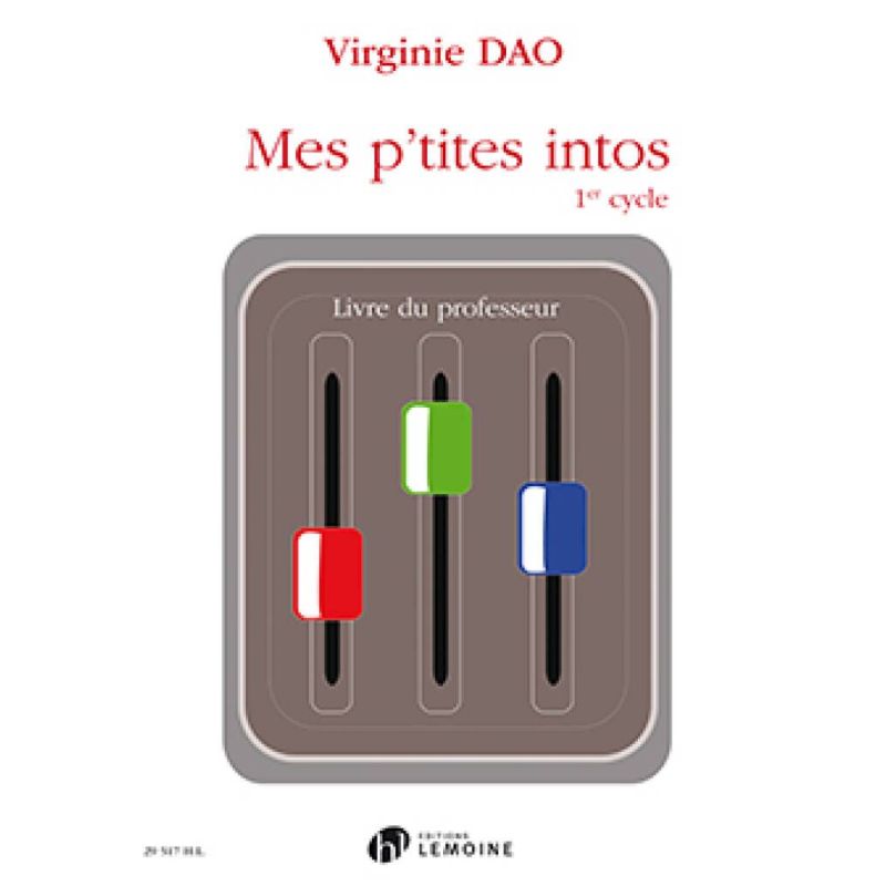Mes p'tites intos 1er cycle - Professeur