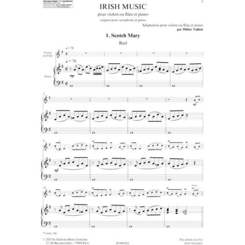 Vadrot, Didier - Irish Music